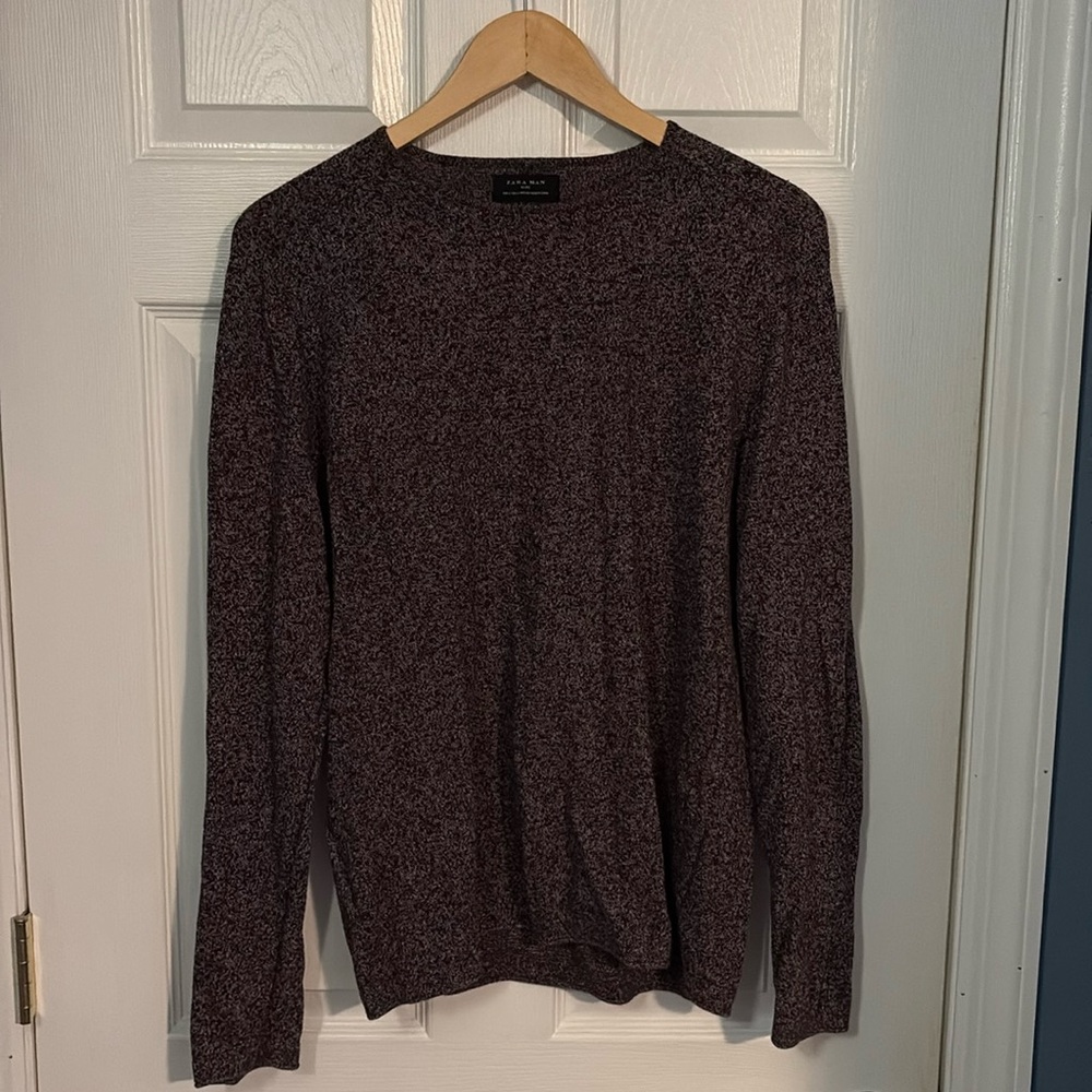 Zara Lightweight Dark Maroon Sweater/knit